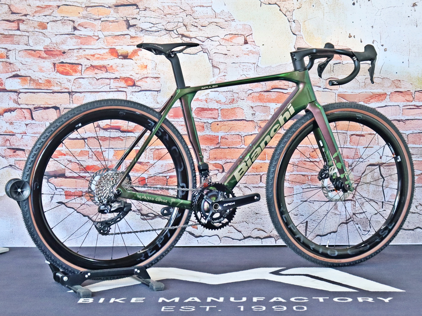 Bianchi Impulso RC GRX 825 Di2 2x12sp Raudibotn Camo / Sand – Bild 5