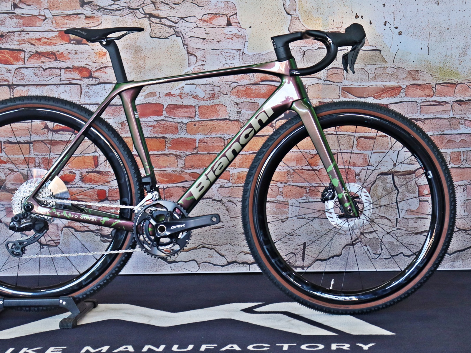 Bianchi Impulso RC GRX 825 Di2 2x12sp Raudibotn Camo / Sand – Bild 9