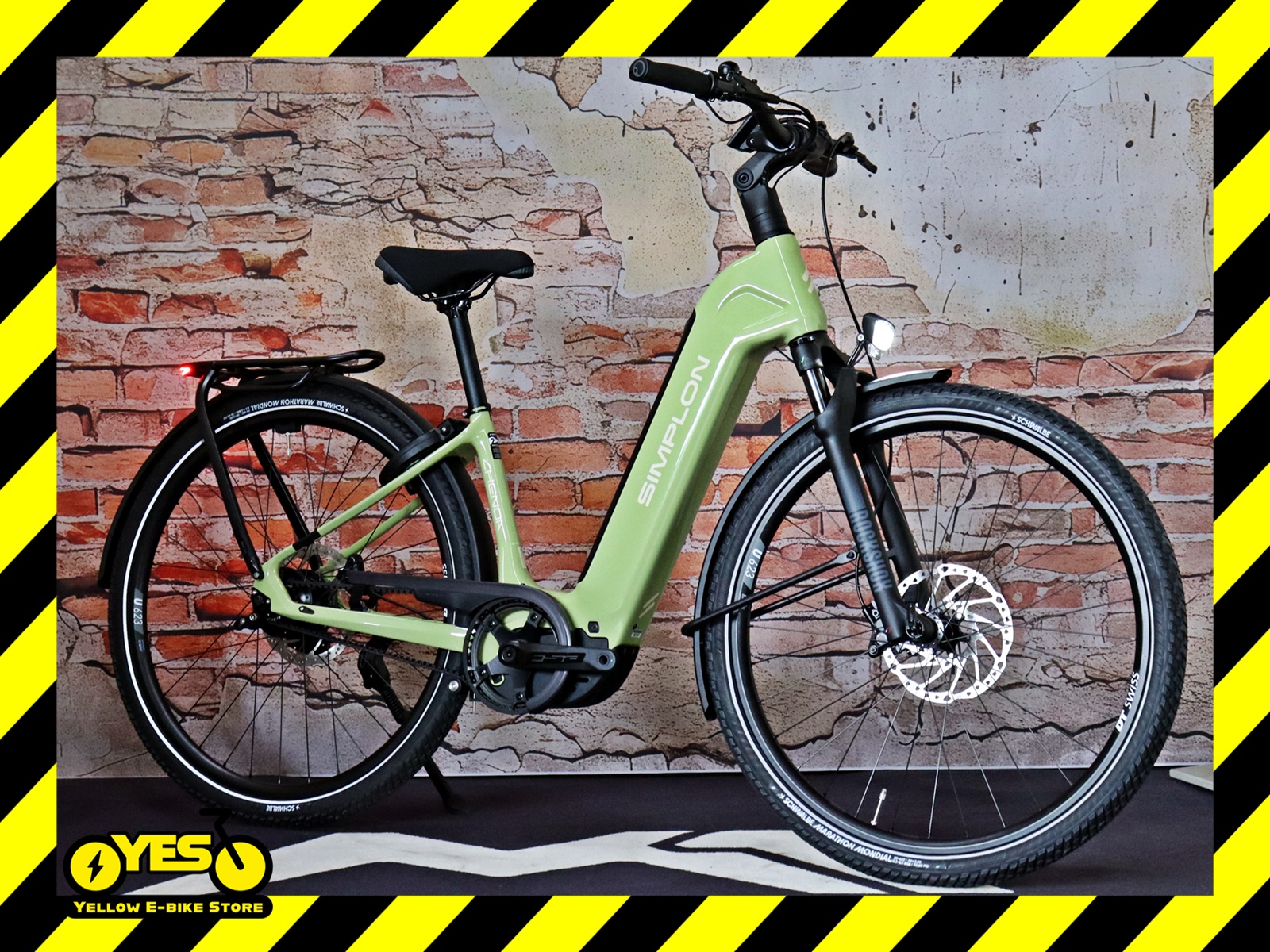 Simplo Chenoa E Low Premium+ Rohloff E14 2.0 Pale Green (Glossy) / Sandy (Glossy)