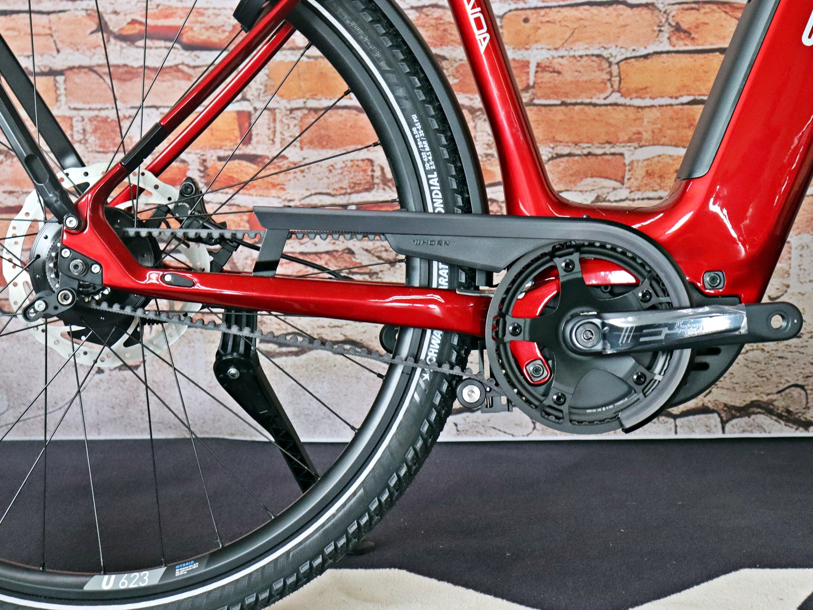 Simplo Chenoa E Low Premium+ Rohloff E14 2.0 Ruby Red (Glossy) / Silver Grey (Glossy) – Bild 11