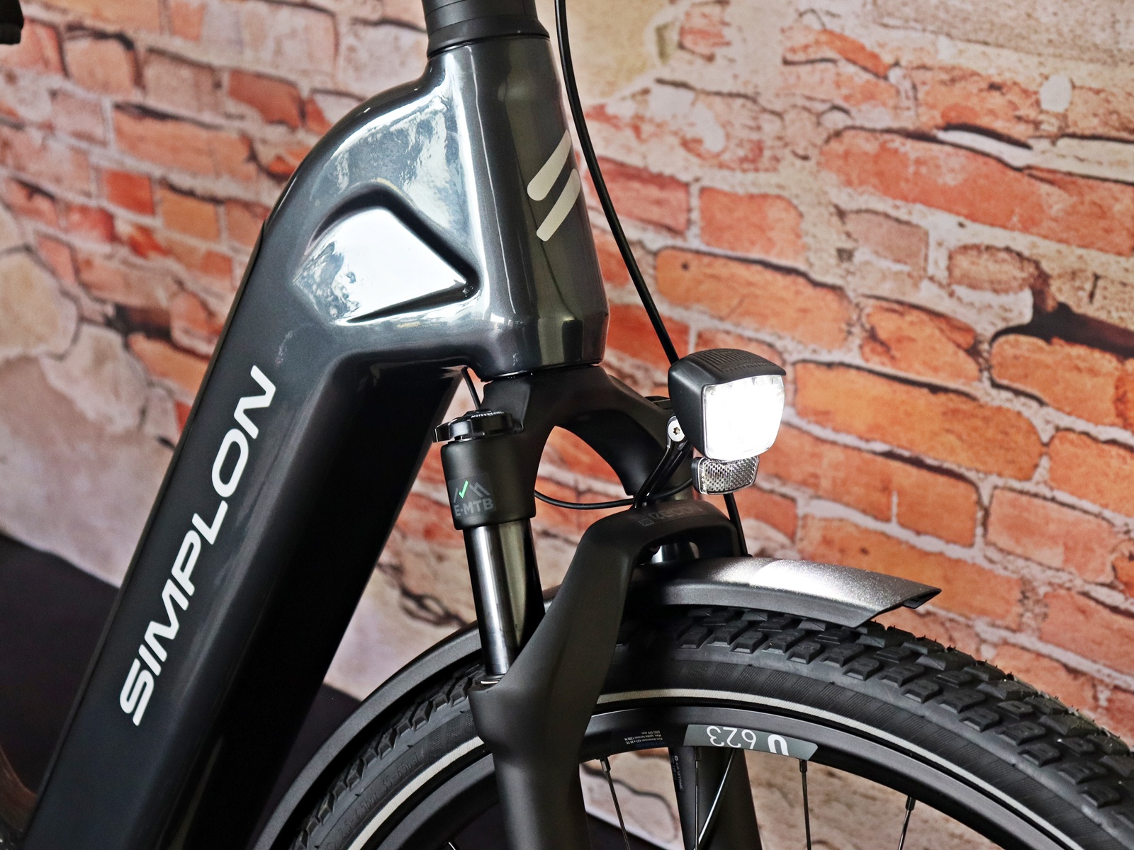 Simplo Chenoa E Low Premium+ Rohloff E14 2.0 Graphite Grey (Glossy) / Silver Grey (Glossy) – Bild 10