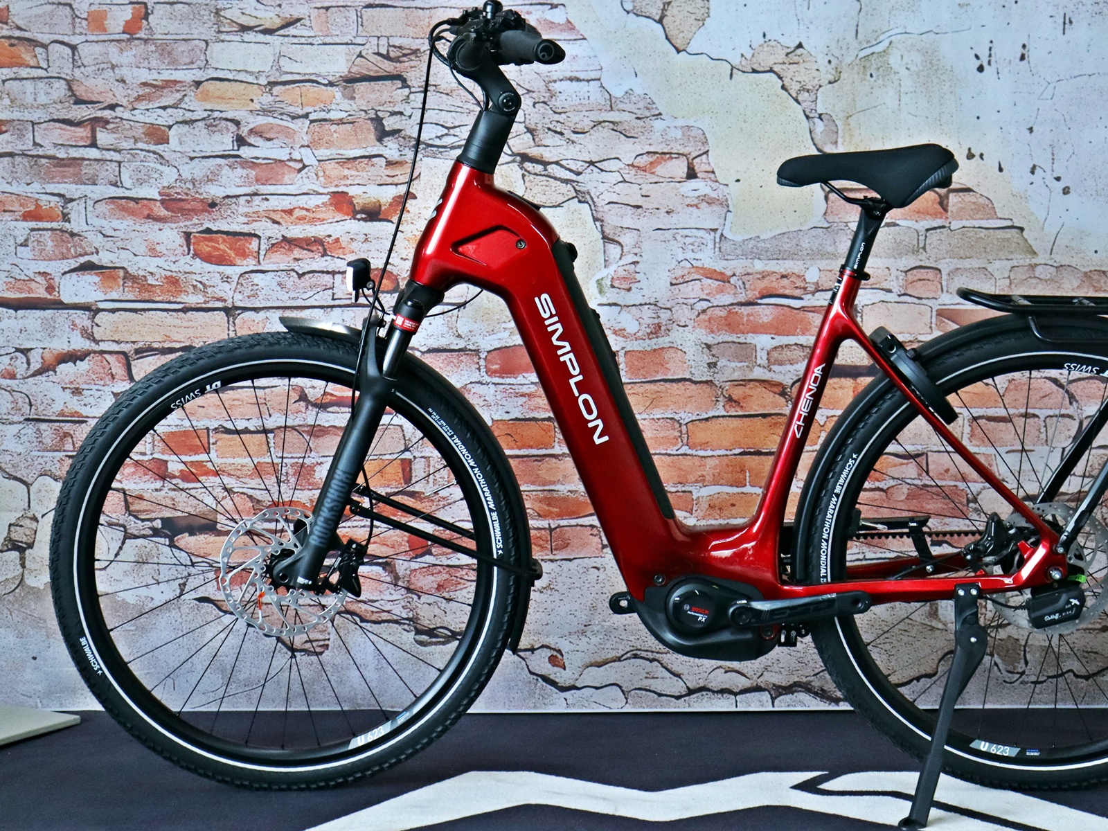 Simplo Chenoa E Low Premium+ Rohloff E14 2.0 Ruby Red (Glossy) / Silver Grey (Glossy) – Bild 15