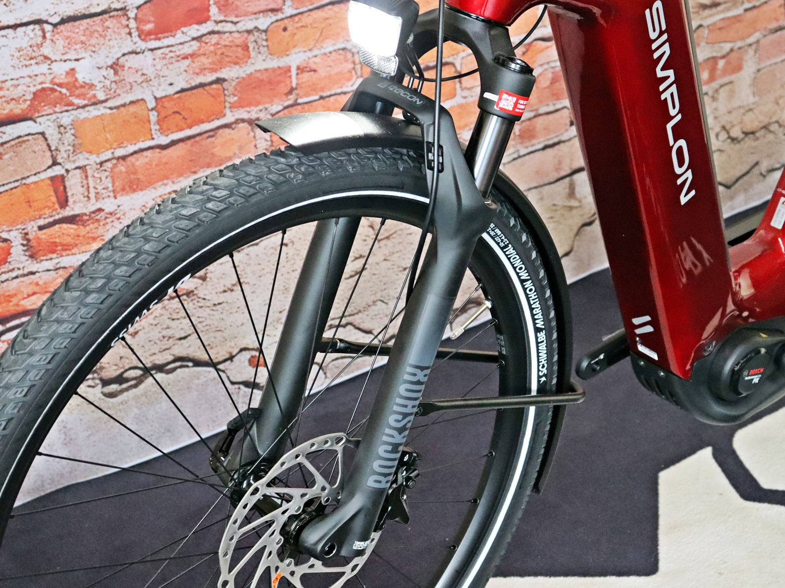 Simplo Chenoa E Low Premium+ Rohloff E14 2.0 Ruby Red (Glossy) / Silver Grey (Glossy) – Bild 16