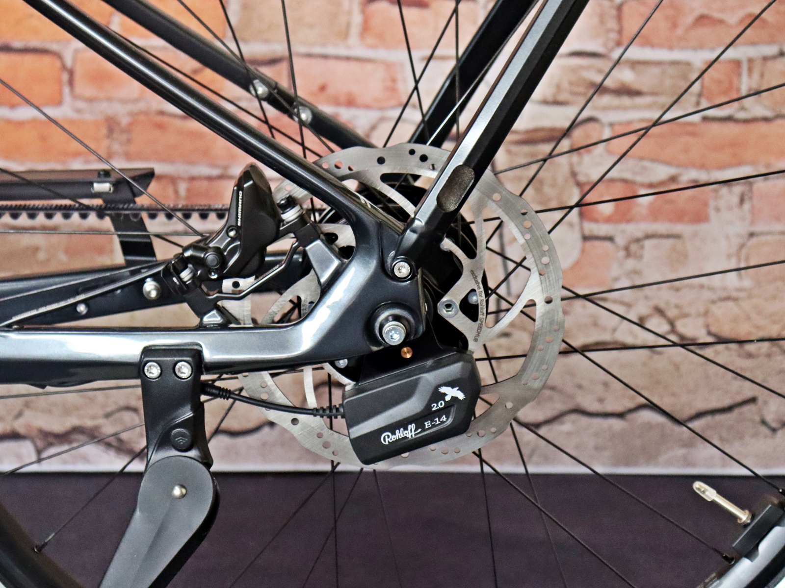 Simplo Chenoa E Low Premium+ Rohloff E14 2.0 Graphite Grey (Glossy) / Silver Grey (Glossy) – Bild 20