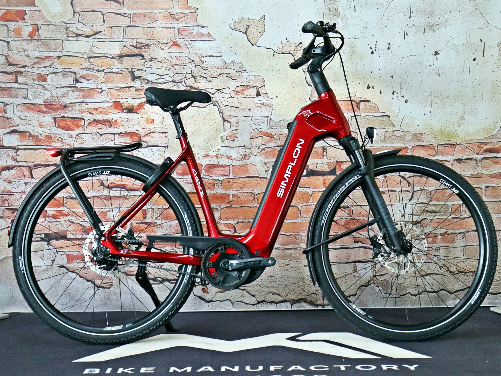Simplo Chenoa E Low Premium+ Rohloff E14 2.0 Ruby Red (Glossy) / Silver Grey (Glossy) – Bild 4