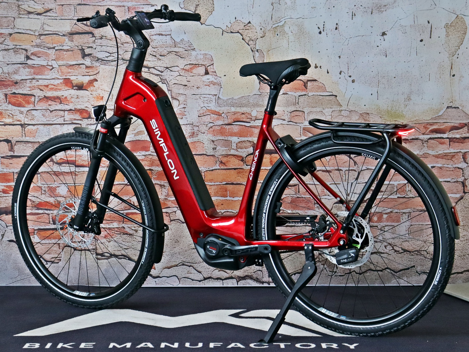 Simplo Chenoa E Low Premium+ Rohloff E14 2.0 Ruby Red (Glossy) / Silver Grey (Glossy) – Bild 6