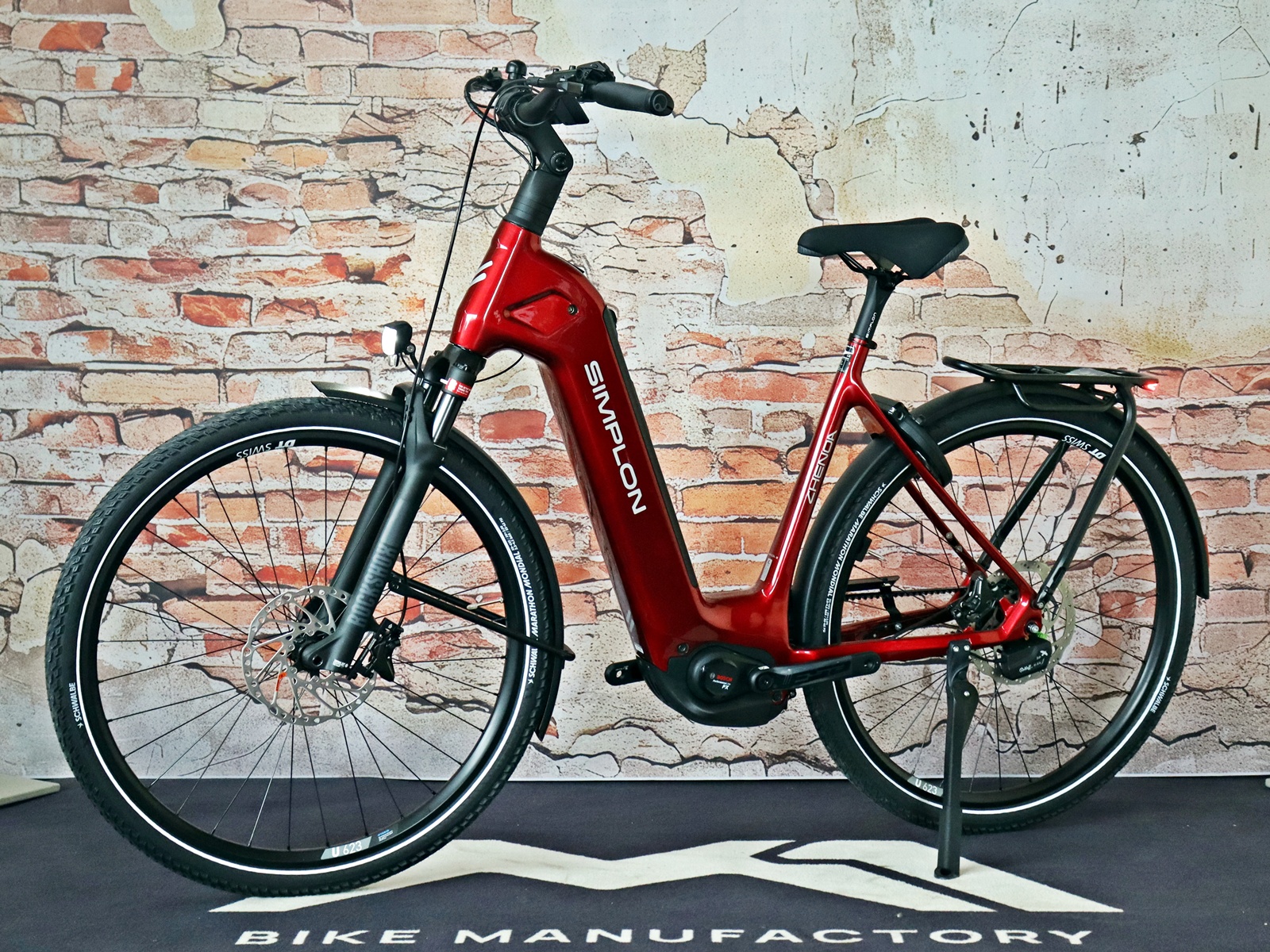Simplo Chenoa E Low Premium+ Rohloff E14 2.0 Ruby Red (Glossy) / Silver Grey (Glossy) – Bild 8