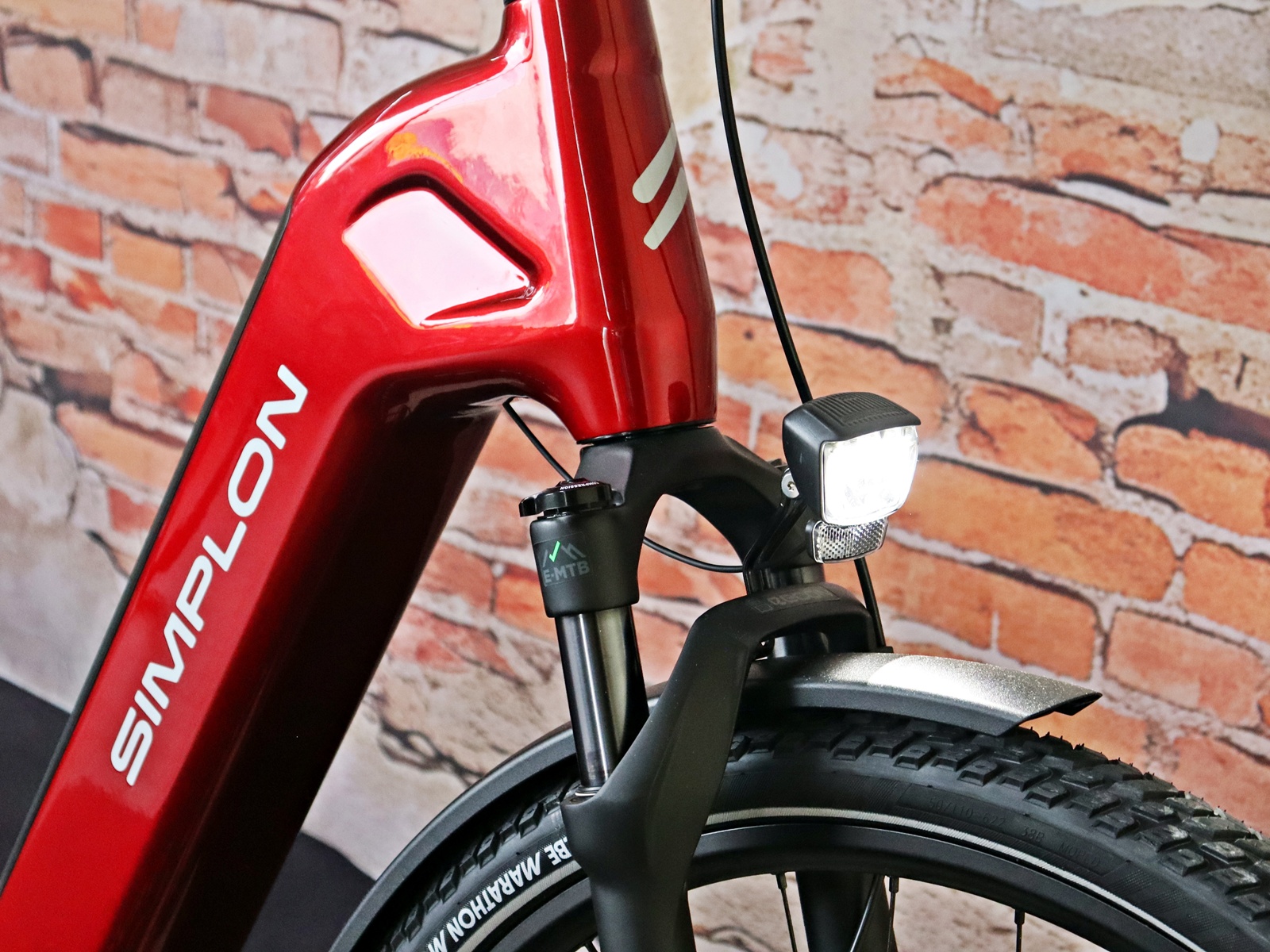 Simplo Chenoa E Low Premium+ Rohloff E14 2.0 Ruby Red (Glossy) / Silver Grey (Glossy) – Bild 10