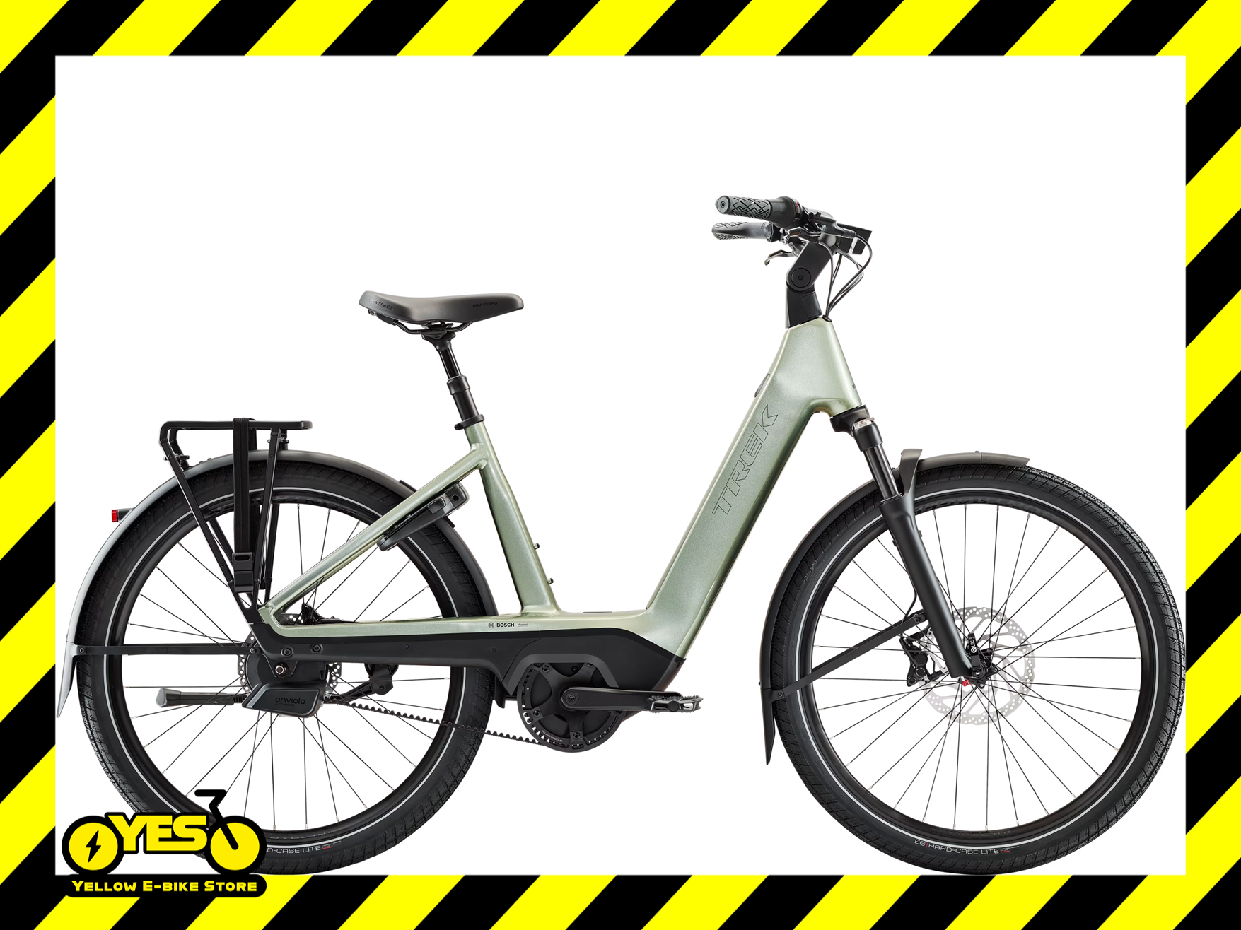 TREK Charter + 5 Enviolo Automatiq Lowstep Lichen Green